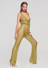 Nirvana Sequin Crochet Jumpsuit