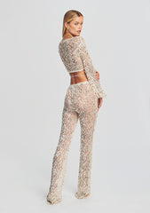 Vera Sequin Crochet Top