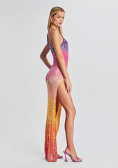 Candice Sequin Crochet Dress