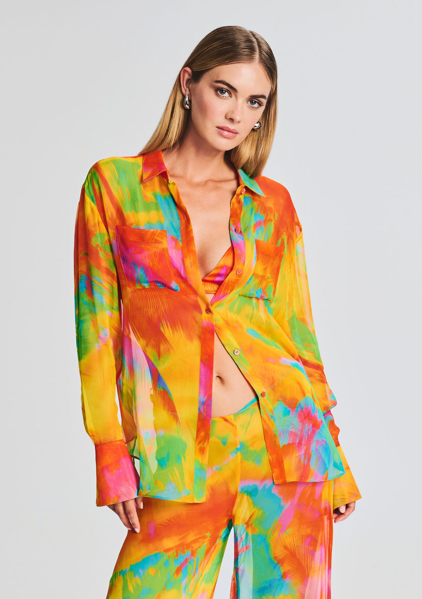 Willow Silk Chiffon Blouse