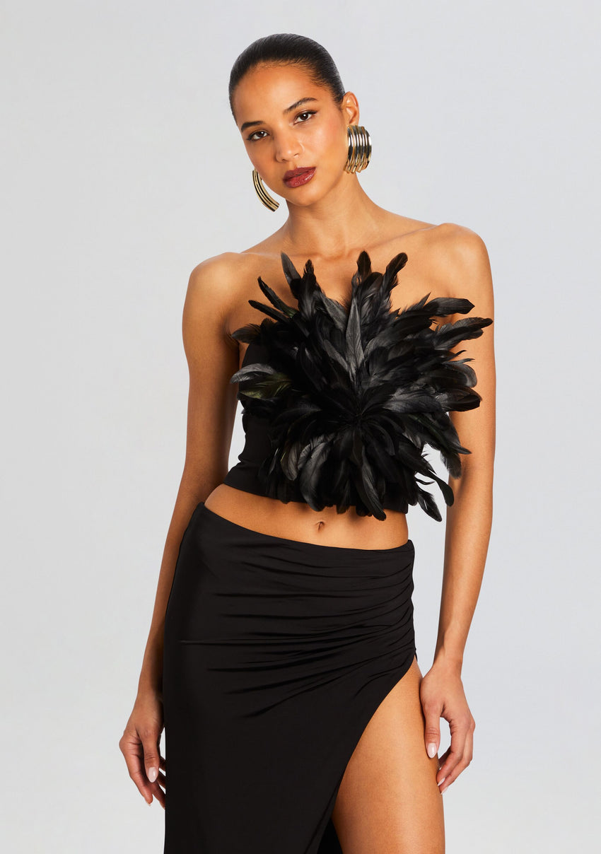 Nicki Feather Top
