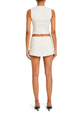 Alix Stretch Denim Skort