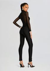 Brietta Bandeau Mesh Catsuit