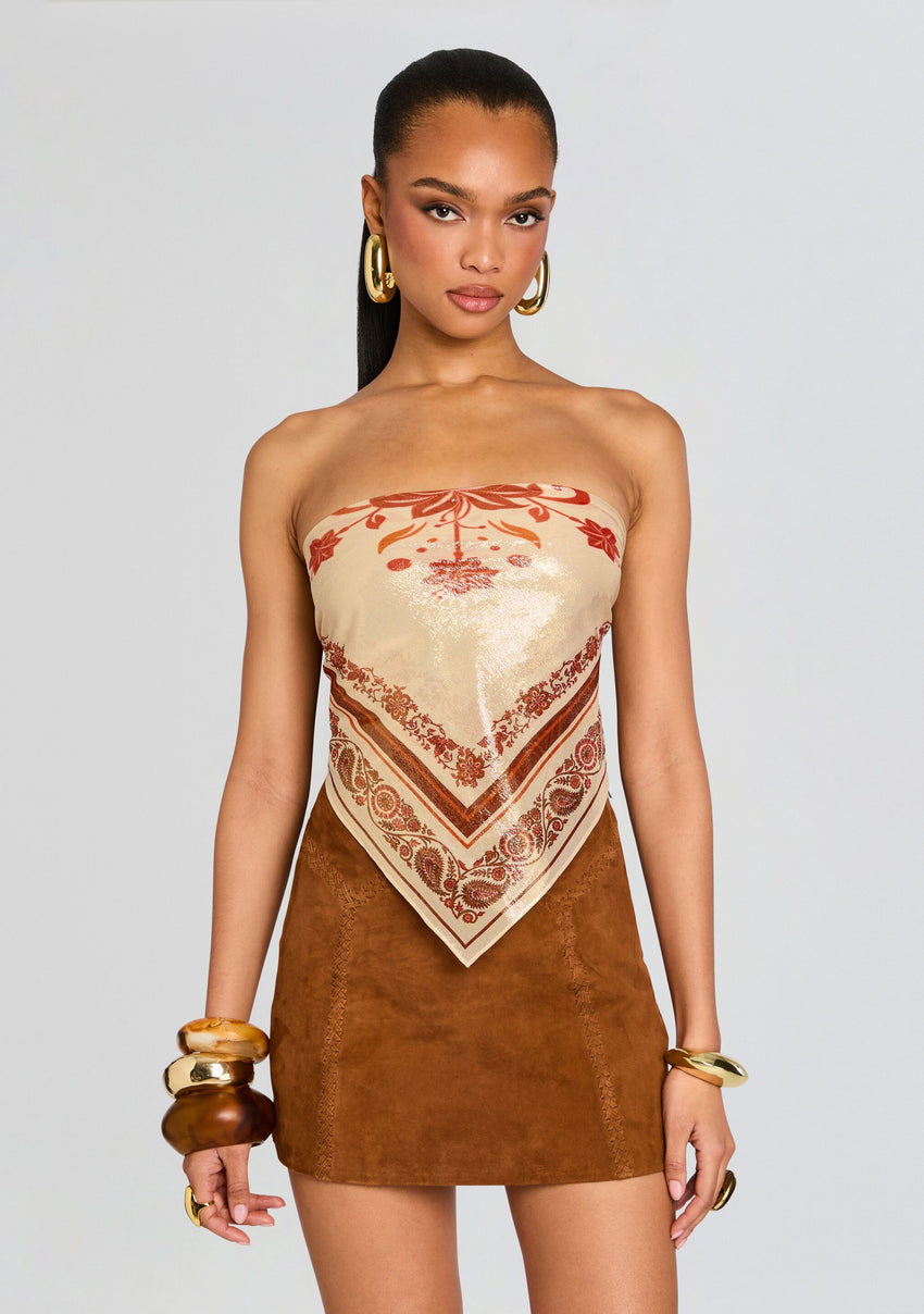 Noelle Silk Top