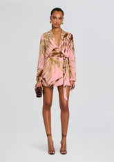 Fawn Mini Dress With Detachable Belt