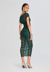Noel Lace Midi Dress