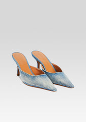 Daphne Denim Mule