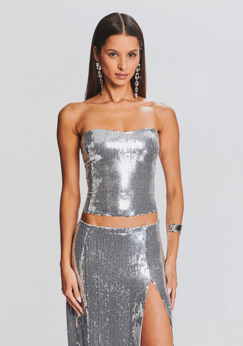 Oren Sequin Bustier