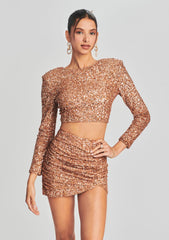 Rain Sequin Top
